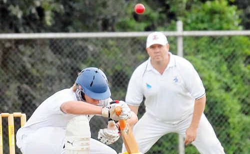 Gympie’s Brendan Mahaffey ducks for cover during local A Grade competition. Mahaffey was part of the Gympie team to lose to South Burnett during the first round of the Wide Bay Shield at the weekend. While the young player bowled South Burnett over to claim four wickets, he was later dismissed for a duck. Gympie’s Brendan Mahaffey ducks for cover during local A Grade competition. Mahaffey was part of the Gympie team to lose to South Burnett during the first round of the Wide Bay Shield at the weekend. While the young player bowled South Burnett over to claim four wickets, he was later dismissed for a duck.